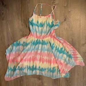 NWOT - Handkerchief Hem Sun Dress